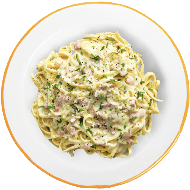 Plate Carbonara